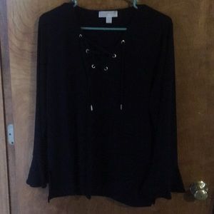 MK front lace up top!